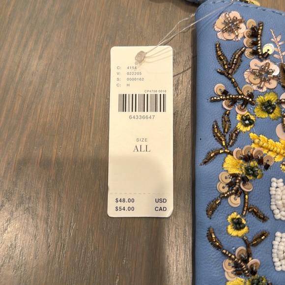 NWT Anthropologie Women’s Monogram Pouch - Picture 9 of 9